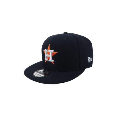 NEW ERA 9Fifty MLB Houston Astros Baycik Navy Orange Snapback Cap Adult  Hat  eb-94378469